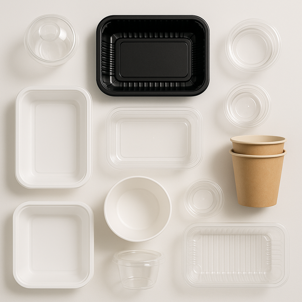 lebensmittelverpackung kunststoff - gastronomie verpackungen einweg